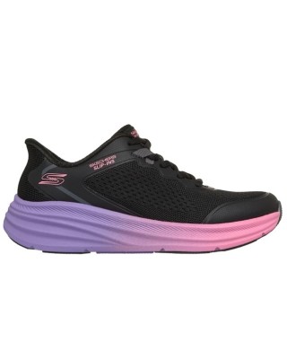 Skechers Slip-ins Bobs Skillz Γυναικείο Παπούτσι Μαύρο Μωβ Skechers Slip-ins Bobs Skillz Γυναικείο Παπούτσι Μαύρο Μωβ