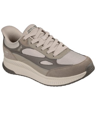 Skechers Slip-Ins Bobs Squad 4 Ανδρικό Παπούτσι Γκρι
