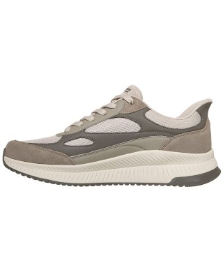 Skechers Slip-Ins Bobs Squad 4 Ανδρικό Παπούτσι Γκρι