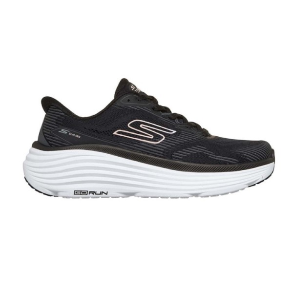 Skechers Max Cushioning Endeavour Slip Ins Γυναικείο Παπούτσι Μαύρο