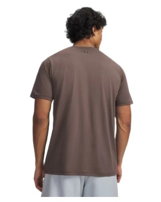 Under Armour Sportstyle Lc Ss Ανδρικά T-Shirt Καφέ
