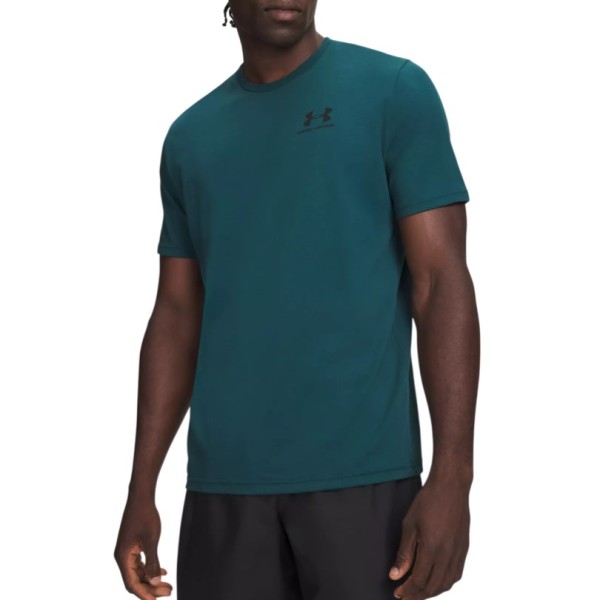 Under Armour Sportstyle Lc Ss Ανδρικό T-Shirt Πράσινο Under Armour Sportstyle Lc Ss Ανδρικό T-Shirt Πράσινο