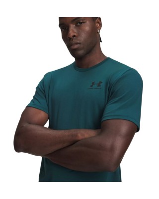 Under Armour Sportstyle Lc Ss Ανδρικό T-Shirt Πράσινο Under Armour Sportstyle Lc Ss Ανδρικό T-Shirt Πράσινο