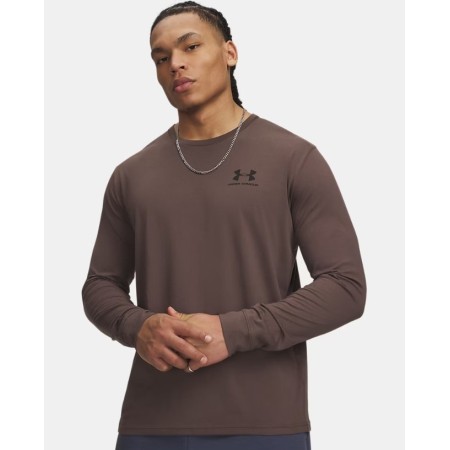 Under Armour Sportstyle Lc Long Sleeve Ανδρική Μπλούζα Καφέ Under Armour Sportstyle Lc Long Sleeve Ανδρική Μπλούζα Καφέ