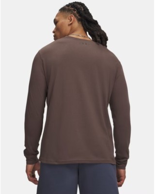 Under Armour Sportstyle Lc Long Sleeve Ανδρική Μπλούζα Καφέ