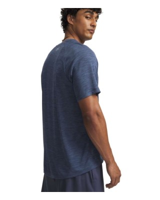 Under Armour Tech Textured Ss Ανδικό T-Shirt Μπλε