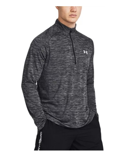 Under Armour Tech Textured 1/2 Zip Ανδρική Μπλούζα Γκρι