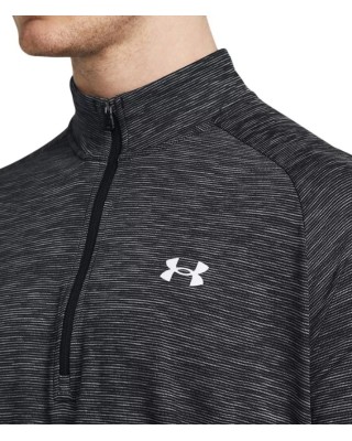 Under Armour Tech Textured 1/2 Zip Ανδρική Μπλούζα Γκρι Under Armour Tech Textured 1/2 Zip Ανδρική Μπλούζα Γκρι
