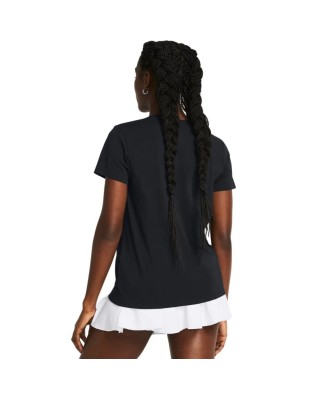 Under Armour Rival Core Ss Γυναικείο T-Shirt Μαύρο