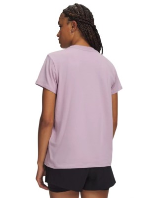 Under Armour Rival Core Ss Γυναικείο T-Shirt Ροζ Under Armour Rival Core Ss Γυναικείο T-Shirt Ροζ