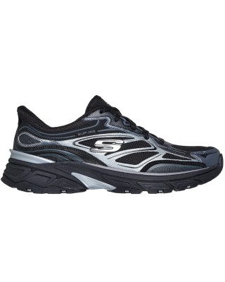 Skechers Slip-Ins Stamina Sport Γυναικείο Παπούτσι Μαύρο