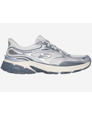 Skechers Slip-Ins Stamina Sport Γυναικείο Παπούτσι Γκρι
