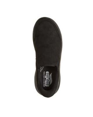 Skechers Go Walk Arch Fit N-Joy Slip Ins Ανδρικό Παπούτσι Μαύρο