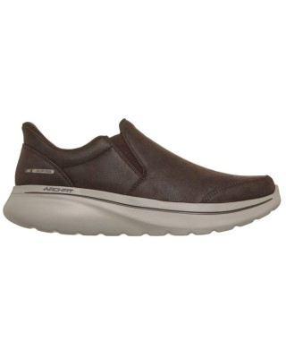 Skechers Go Walk Arch Fit N-Joy Slip Ins Ανδρικό Παπούτσι Καφέ