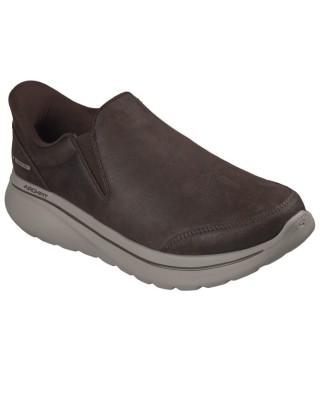 Skechers Go Walk Arch Fit N-Joy Slip Ins Ανδρικό Παπούτσι Καφέ