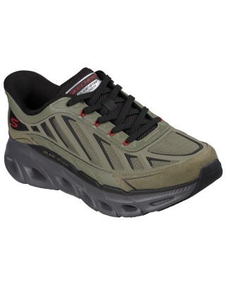 Skechers Slip In Glide Step Fater Ανδρικό Παπούτσι Λαδί 