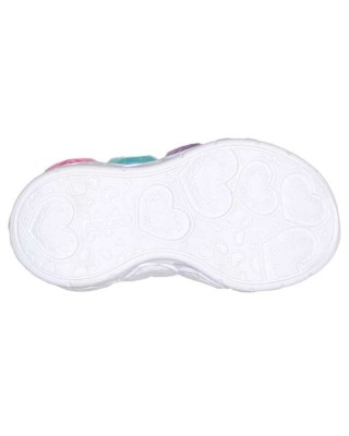 Skechers Enchanted Heart Lights Βρεφικό Παπούτσι Με Φωτάκια