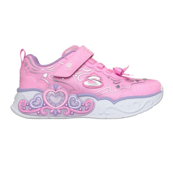 Skechers Princess Steps Παιδικό Παπούτσι Ροζ Με Φωτάκια Skechers Princess Steps Παιδικό Παπούτσι Ροζ Με Φωτάκια