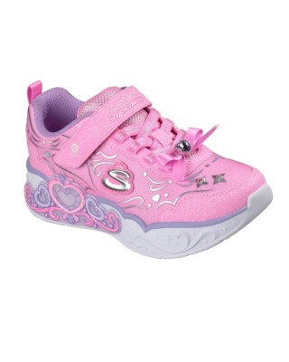 Skechers Princess Steps Παιδικό Παπούτσι Ροζ Με Φωτάκια Skechers Princess Steps Παιδικό Παπούτσι Ροζ Με Φωτάκια