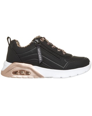Skechers Uno Lite 2.0 Παιδικό Παπούτσι Μαύρο