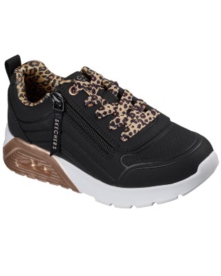 Skechers Uno Lite 2.0 Παιδικό Παπούτσι Μαύρο