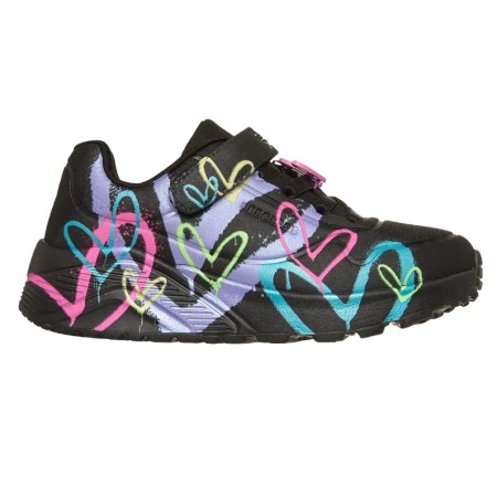 Skechers Uno Lite - Heart Status Παιδικό Παπούτσι Μαύρο Skechers Uno Lite - Heart Status Παιδικό Παπούτσι Μαύρο