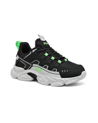 Fila Memory Spinel 3 Lace Παιδικό Παπούτσι Μαύρο Πράσινο Fila Memory Spinel 3 Lace Παιδικό Παπούτσι Μαύρο Πράσινο