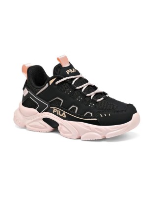 Fila Memory Spinel 3 Lace Παιδικό Παπούτσι Μαύρο Ροζ