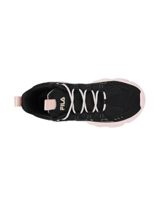 Fila Memory Spinel 3 Lace Παιδικό Παπούτσι Μαύρο Ροζ