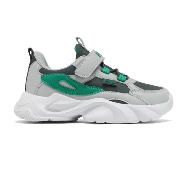 Fila Orion 2 Memory Velcro Παιδικό Παπούτσι Γκρι Πράσινο