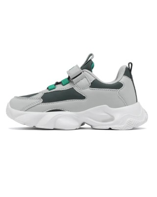 Fila Orion 2 Memory Velcro Παιδικό Παπούτσι Γκρι Πράσινο