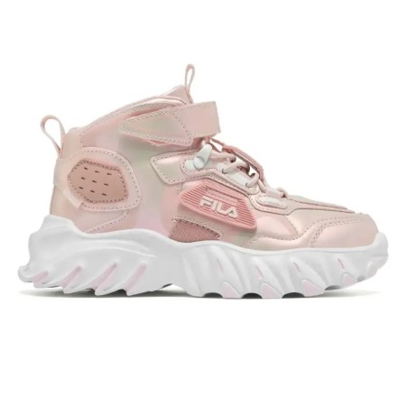 Fila Ayo 5 Memory Velcro Παιδικό Μποτάκι Ροζ