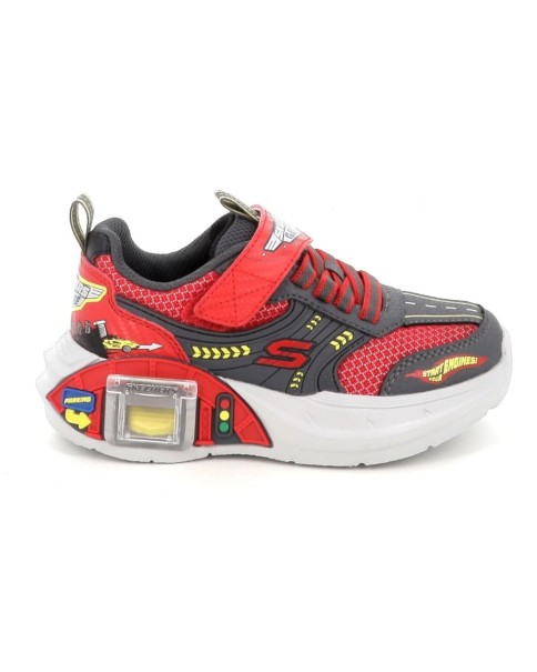 Skechers Garage Παιδικό Παπούτσι Κόκκινο