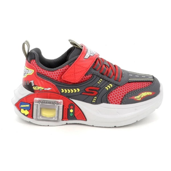 Skechers Garage Παιδικό Παπούτσι Κόκκινο Skechers Garage Παιδικό Παπούτσι Κόκκινο