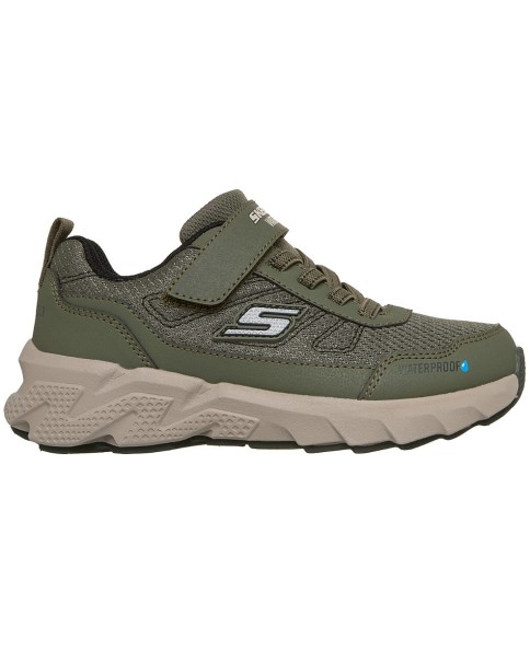 Skechers Elite Sport Tread Παιδικό Αδιάβροχο Παπούτσι Λαδί