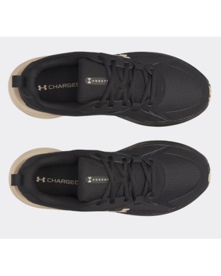 Under Armour Assert 11 Ανδρικό Παπούτσι Μαύρο Μπεζ Under Armour Assert 11 Ανδρικό Παπούτσι Μαύρο Μπεζ