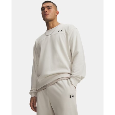 Under Armour Rival Lw Crew Ανδρική Μπλούζα Εκρου Under Armour Rival Lw Crew Ανδρική Μπλούζα Εκρου