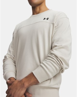 Under Armour Rival Lw Crew Ανδρική Μπλούζα Εκρου Under Armour Rival Lw Crew Ανδρική Μπλούζα Εκρου