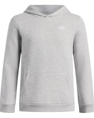 Under Armour B Rival Fleece Hoodie Παιδική Μπλούζα Γκρι