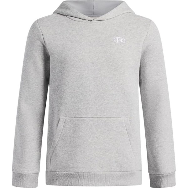 Under Armour B Rival Fleece Hoodie Παιδική Μπλούζα Γκρι