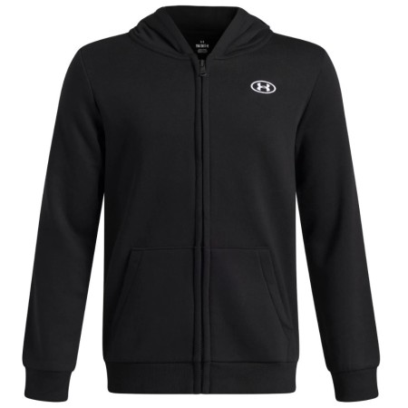Under Armour B Rival Fleece Fz Hoodie Παιδική Ζακέτα Μαύρη