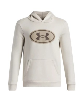 Under Armour B Rival Flc Key Item Hd Παιδική Μπλούζα Μπεζ