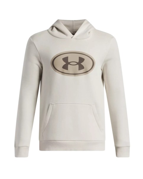 Under Armour B Rival Flc Key Item Hd Παιδική Μπλούζα Μπεζ