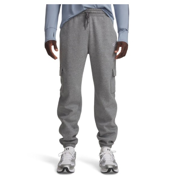 Under Armour Rival Flc Cargo Jgrs Ανδρικό Παντελόνι Γκρι