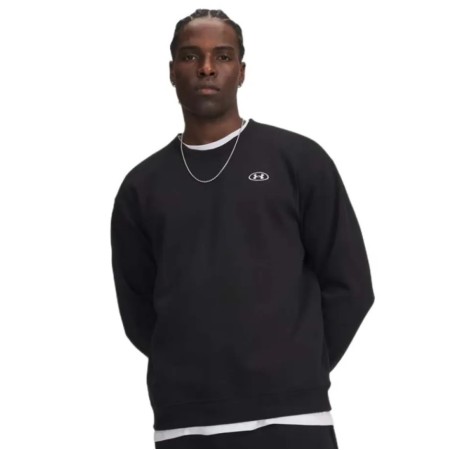 Under Armour Rival Flc Crew Ανδρική Μπλούζα Μαύρη Under Armour Rival Flc Crew Ανδρική Μπλούζα Μαύρη