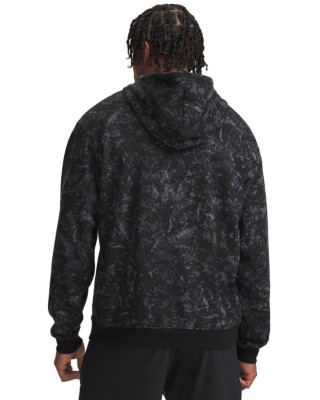 Under Armour Rival Flc Prtd Hoodie Ανδρική Μπλούζα Μαύρη Under Armour Rival Flc Prtd Hoodie Ανδρική Μπλούζα Μαύρη