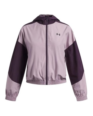 Under Armour G Icon Woven Fz Παιδική Ζακέτα Μωβ