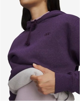Under Armour Rival Flc Hoodie Ultimate Γυναικεία Μπλούζα Μωβ Under Armour Rival Flc Hoodie Ultimate Γυναικεία Μπλούζα Μωβ