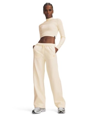 Under Armour Rival Shimmer Pant Γυναικείο Παντελόνι Μπεζ