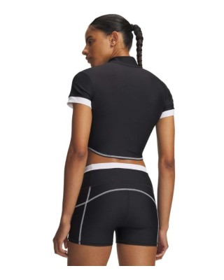 Under Armour Heatgear Novelty Ss Fz Γυναικεία Ζακέτα Μαύρη